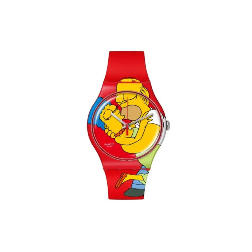 SWATCH NEW GENT SWEET EMBRACE, The Simpsons Collection -  SO29Z120