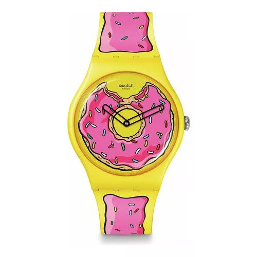 SWATCH NEW GENT SECONDS OF SWEETNESS, The Simpsons Collection - SO29Z134